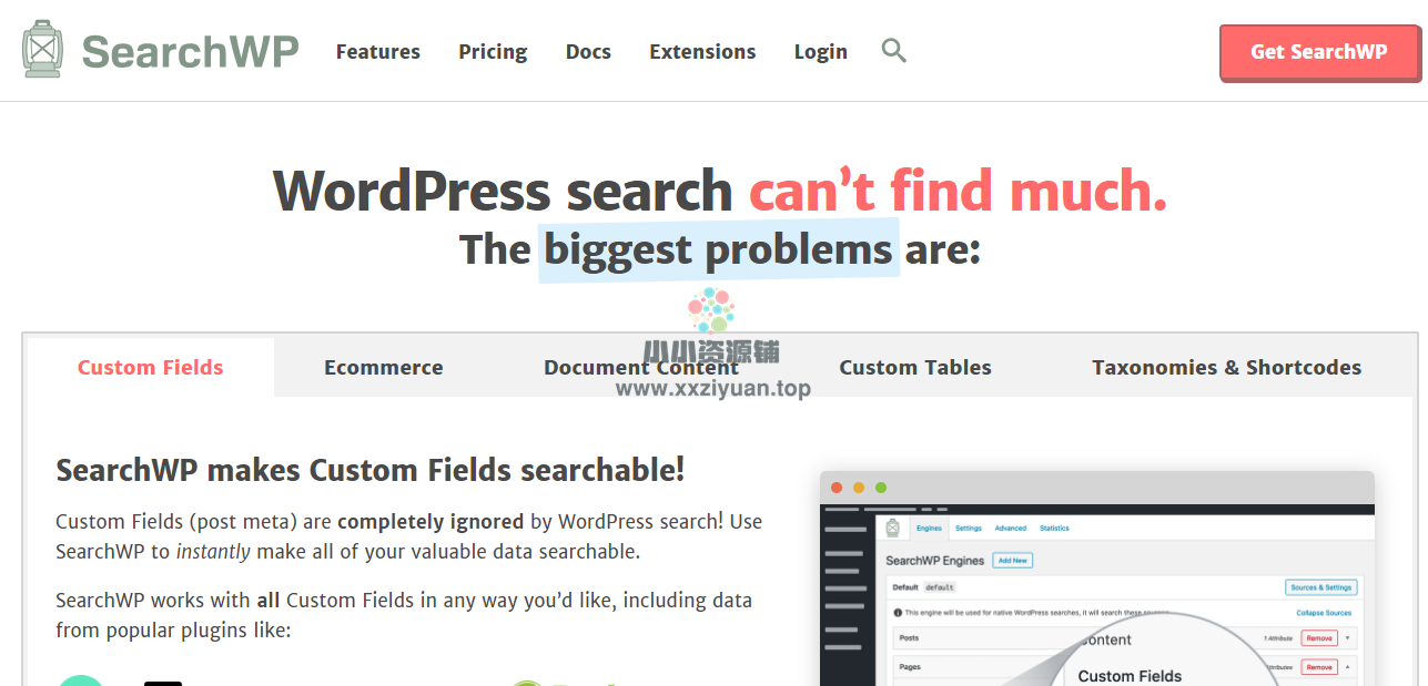 WordPress 站内搜索插件 SearchWP开心版（v4.3.8）